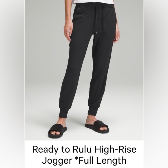 lululemon athletica Pants - Lululemon Black Ready to Rulu High-Rise Jogger *Full Length